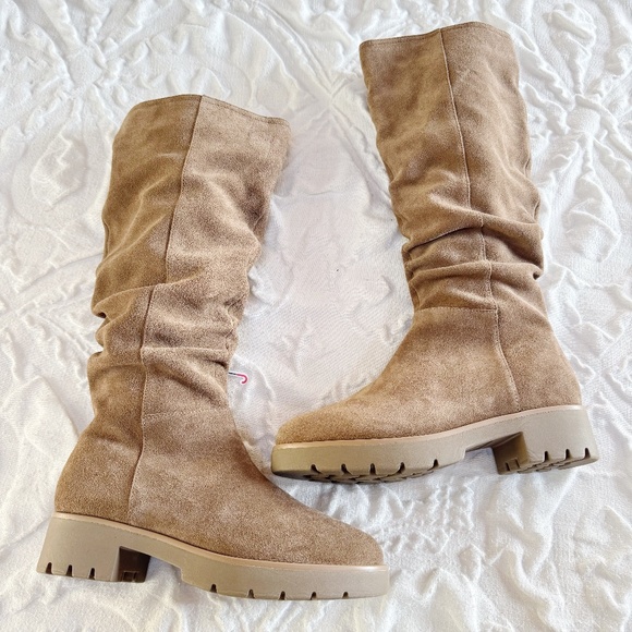 Blondo Keisha Tall Suede Waterproof Boots Size 8 New - Picture 1 of 7